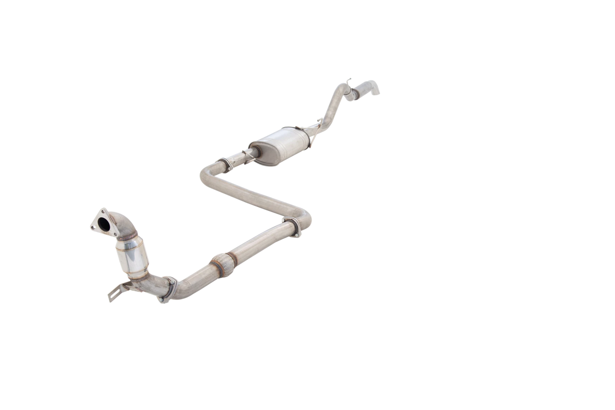 XForce | 3" Turbo Back Exhaust High Flow Cat | Nissan Navara D40 2.5L Diesel Manual 2005–2015 | E4-ND40MWC-TBS