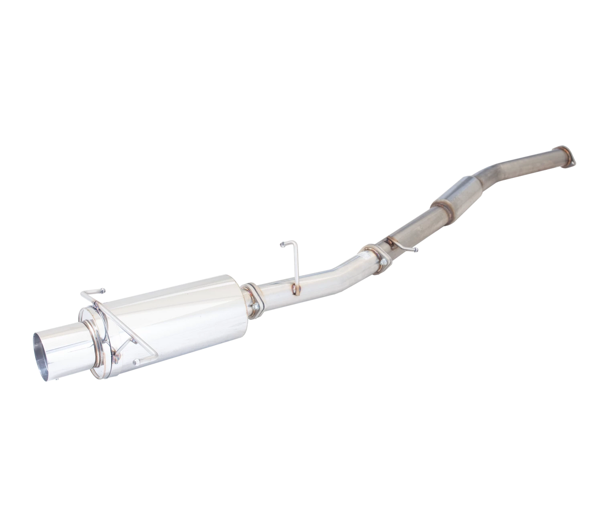 XFORCE - NISSAN 200SX S14 1994-1998, 3" Inch Stainless Steel Raw Catback Exhaust System With Cannon