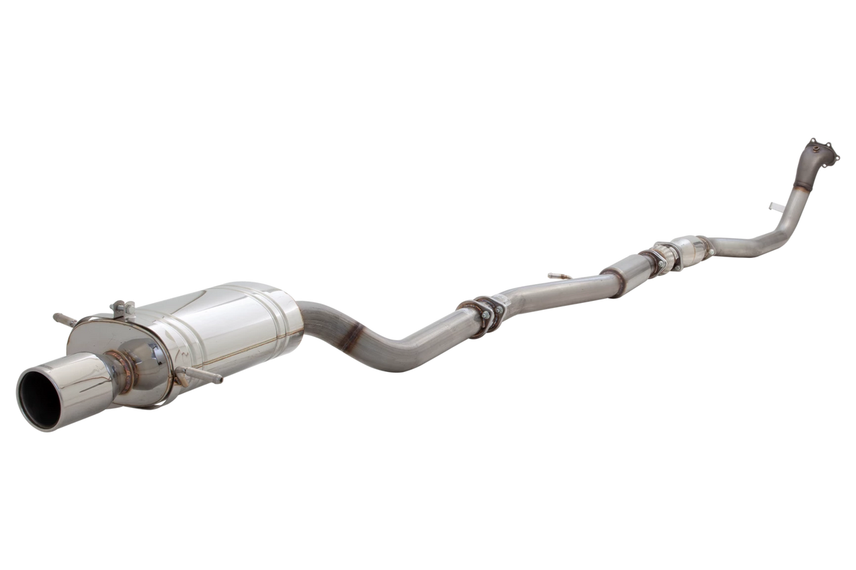 XFORCE - SUBARU FORESTER SF SG GT 1997-2008, 3" Inch Stainless Steel Turbo Back Exhaust System With Single Tip Oval Muffler