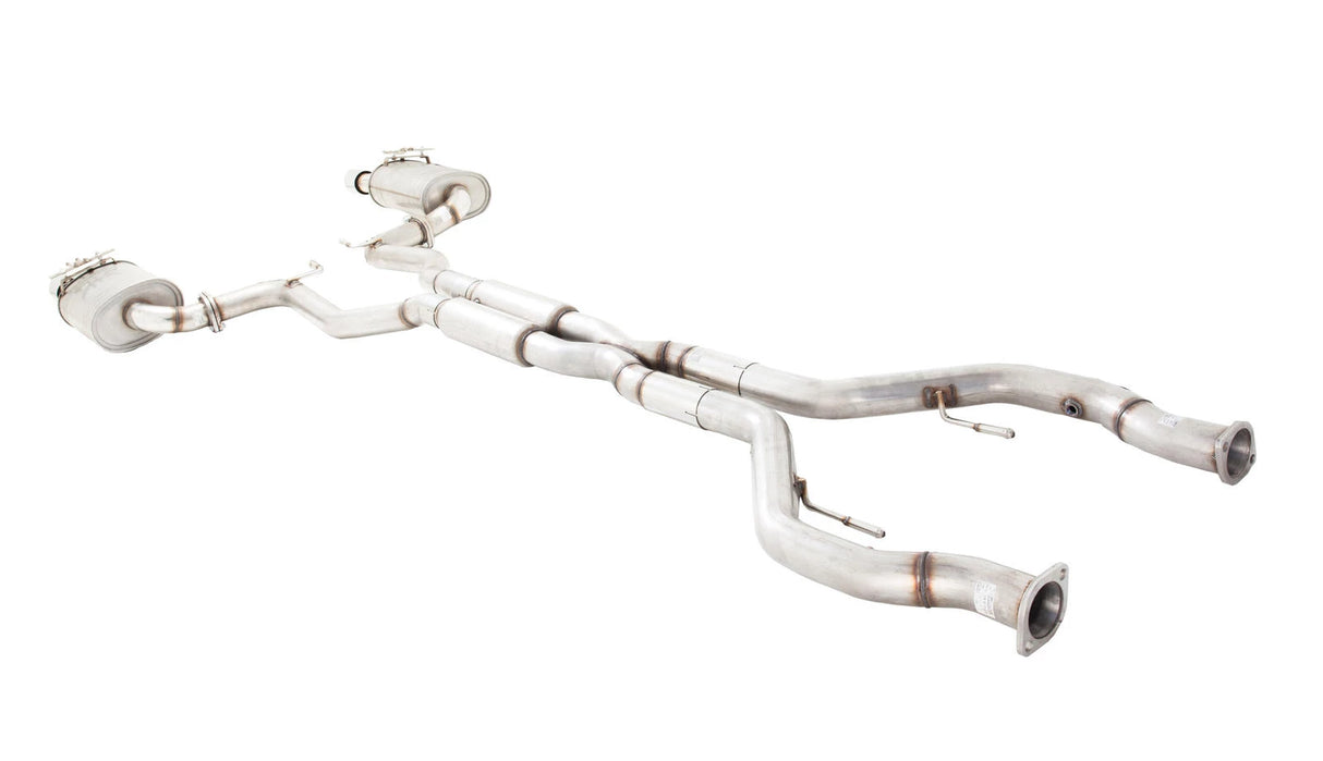 XForce | Twin 2.5" Cat Back Exhaust Quad Tips | Holden Commodore VE VF V8 2006–2017 | E4-VF72SED-CBS