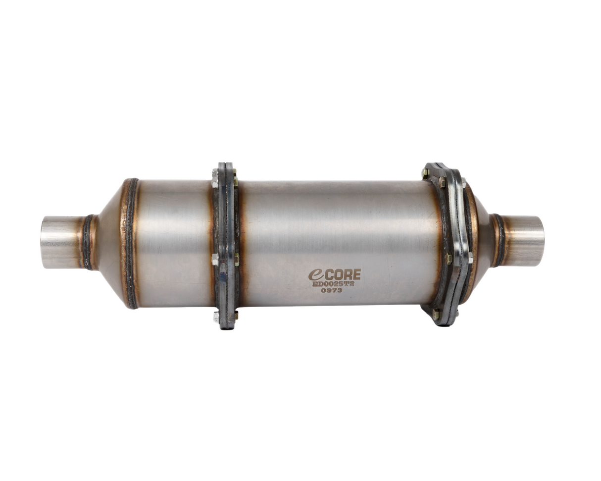 Ecore Universal DPF & DOC Assembly Serviceable Retrofit 1.5L–2.5L 600mm x 155mm - ED0025T2