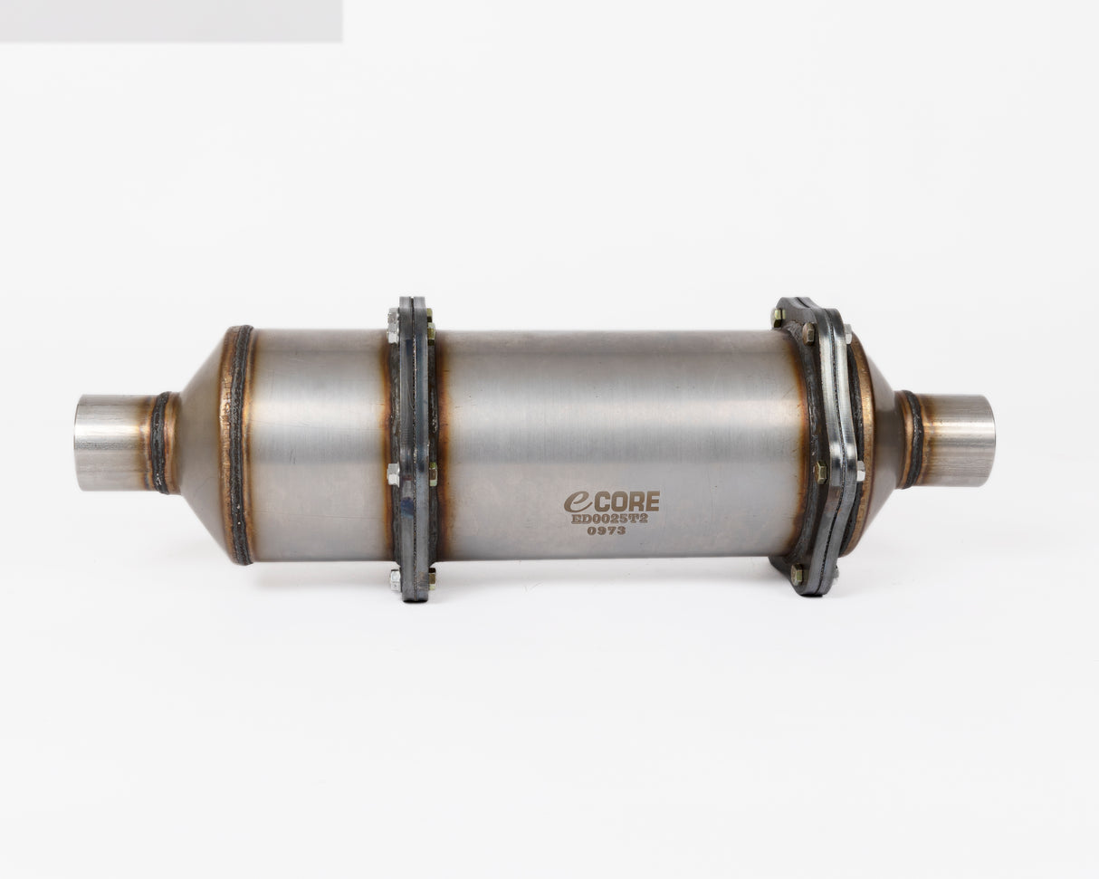 Ecore Universal DPF & DOC Assembly Serviceable Retrofit 1.5L–2.5L 600mm x 155mm - ED0025T2