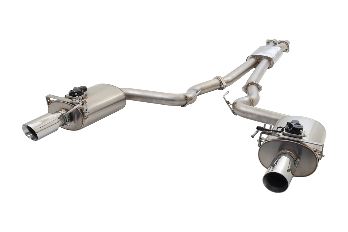 Xforce | 3" Varex Stainless Steel Cat Back Exhaust | Ford Mustang GT S550 V8 2015–2017 | ES-FM15-02VMK-CBS