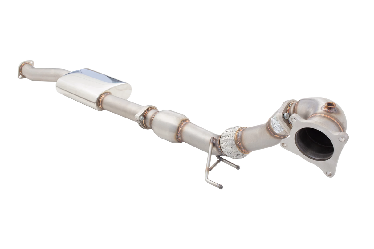 XFORCE - VW GOLF R MK6 (10/2009-08/2013), 3.5″ Stainless Steel dump pipe reducing to 3″