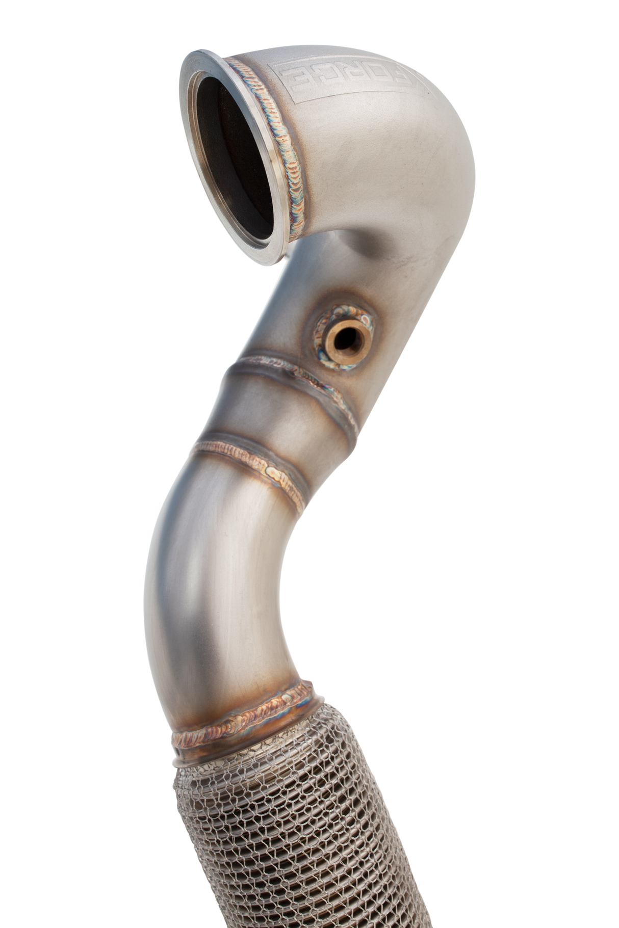 XForce | Single 3" Downpipe High Flow Cat | VW Golf R MK7 Audi S3 8V 2013–2017 | ES-VW09-KITB