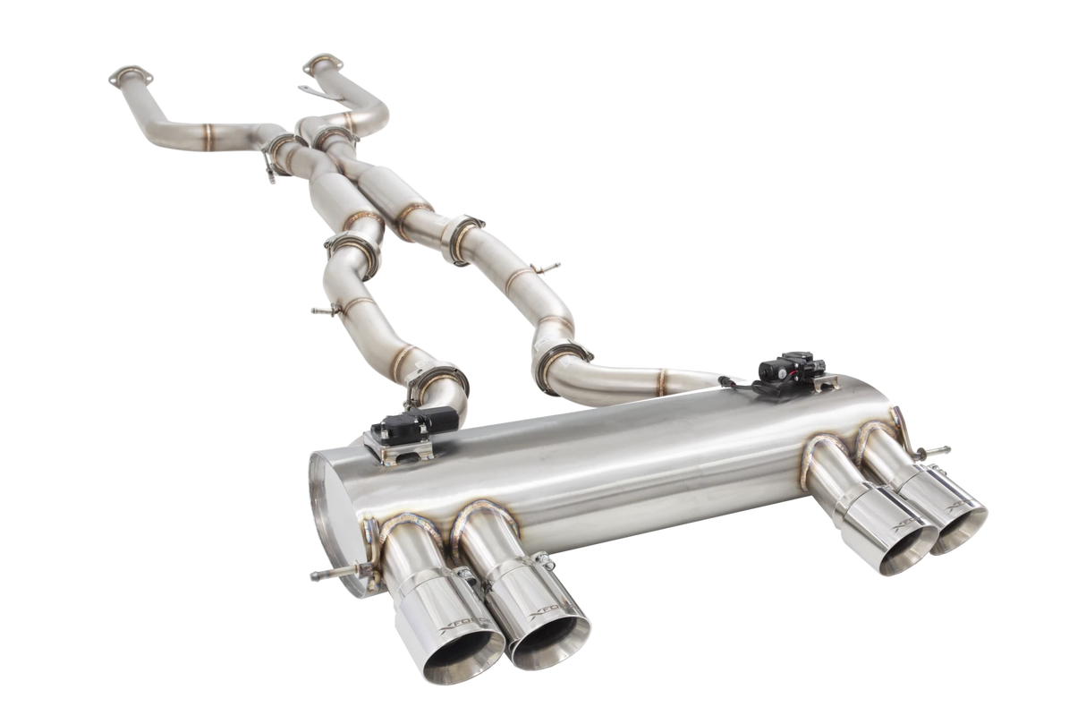 XFORCE - Varex dual 3" 304 stainless steel cat back exhaust system