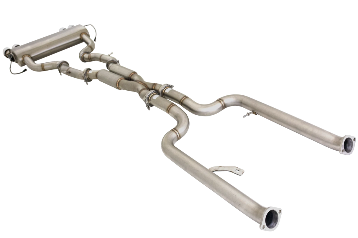 XFORCE - Varex dual 3" 304 stainless steel cat back exhaust system