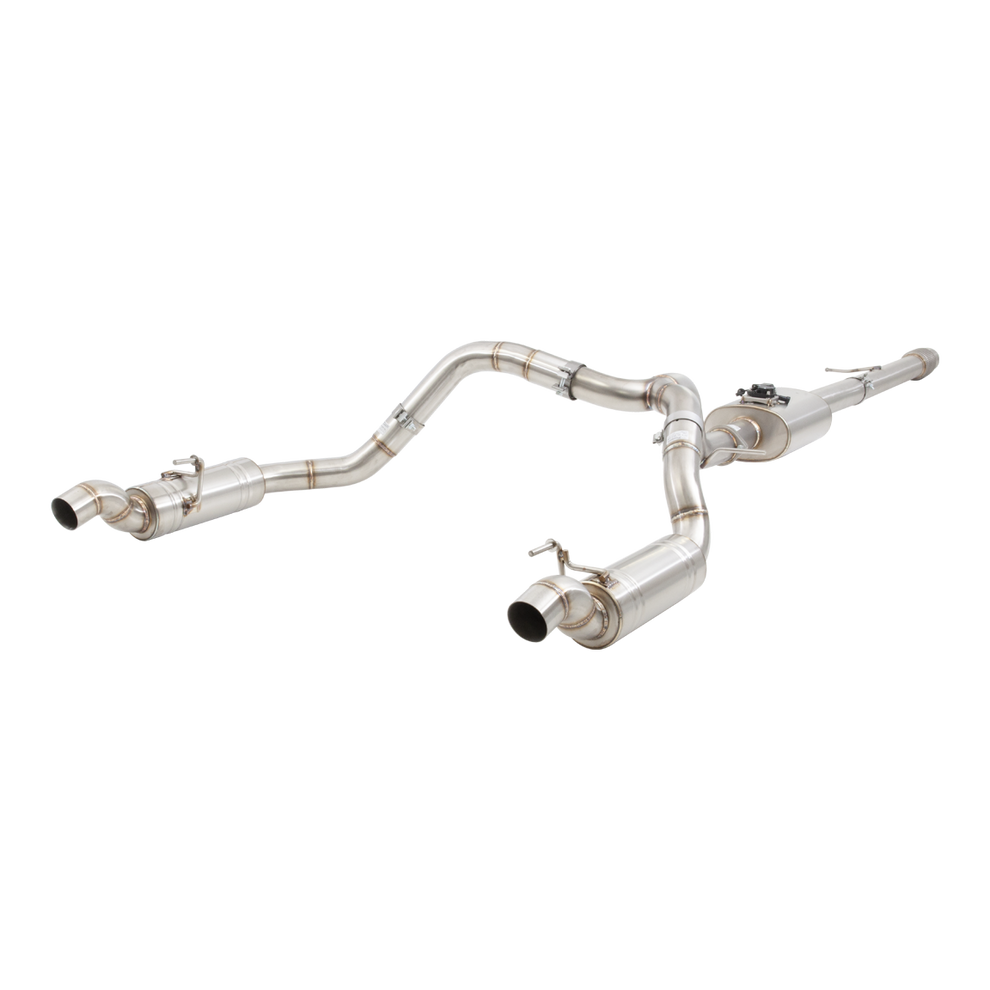 XForce | 3.5" to Twin 3" Varex Cat Back | Chevrolet Silverado 1500 ZR1 ZR2 2020–2026 | ESCS23VKCS