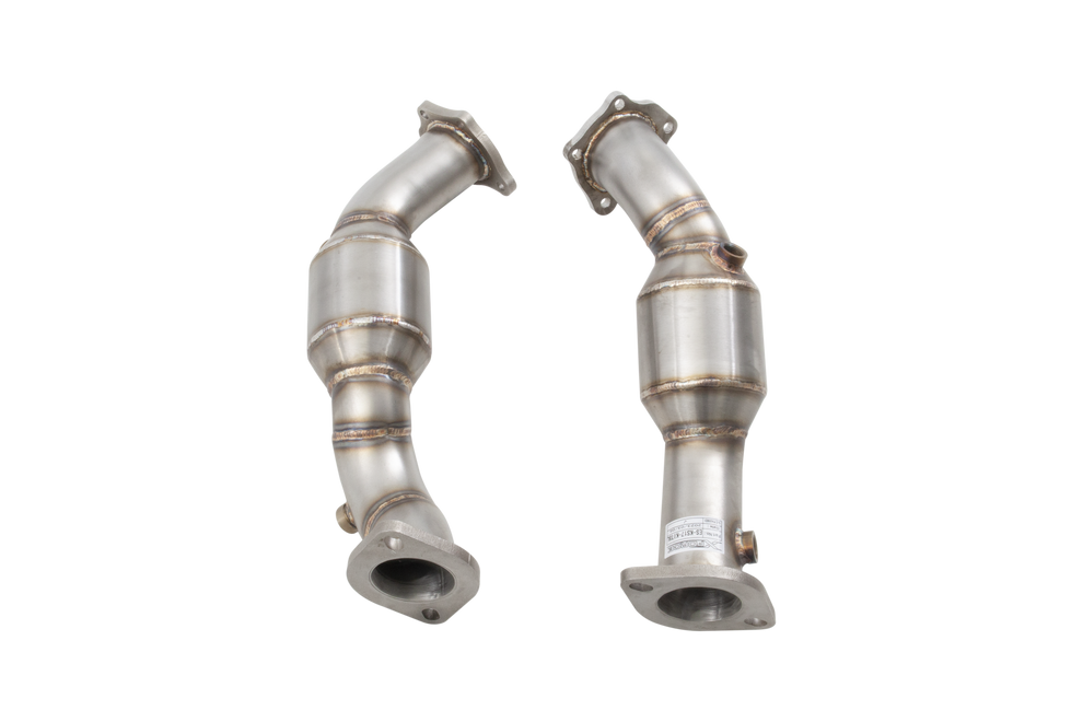 XForce | High Flow Downpipe with Cat Kit | KIA Stinger GT 3.3L TT 2017–2026 | ESKS17KITB