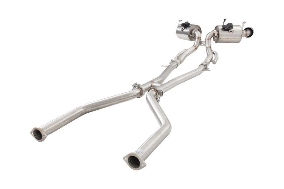 XForce | Twin 2.5" Varex Valved Cat Back Exhaust | Nissan Z RZ34 Coupe 2022–2026 | ESNZ23VKCS