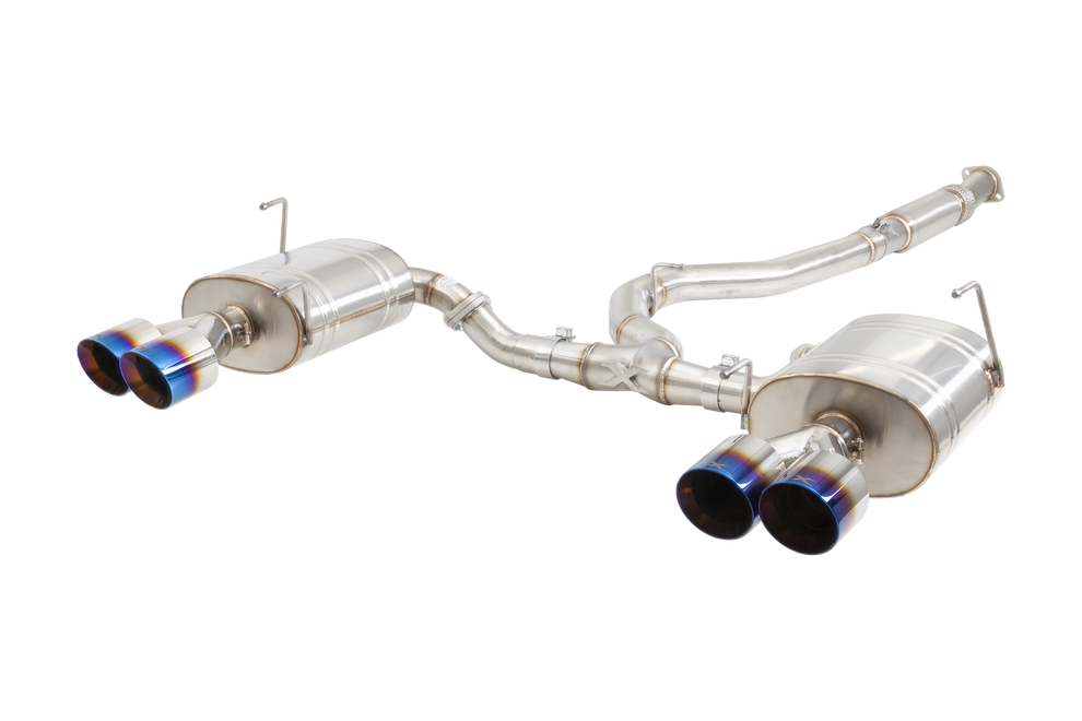 XForce | Street Performance Cat Back Burnt Blue Tips | Subaru WRX & STI G3 VA Sedan 2011–2021 | ESSW27BUCS