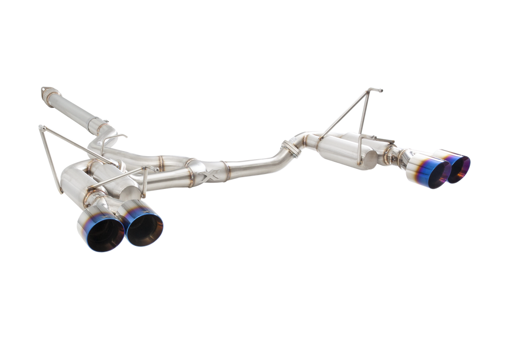 XForce | Race Series Cat Back Burnt Blue Tips | Subaru WRX VB Sedan 2022–2026 | ESSW29RBUCS