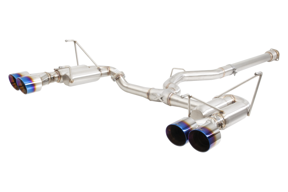 XForce | Race Series Cat Back Burnt Blue Tips | Subaru WRX VB Sedan 2022–2026 | ESSW29RBUCS