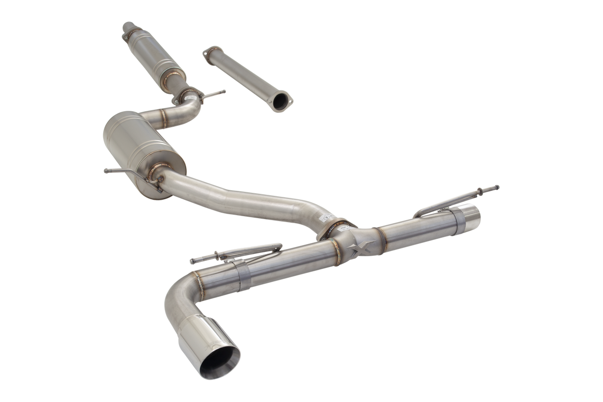 XForce | 3" 304 Stainless Cat-Back Exhaust | VW Golf TSI MK7 MK7.5 MK8 2013-2026 | ESVW01CS
