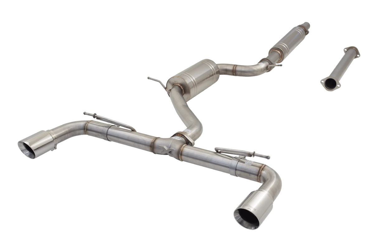 XFORCE - VW GOLF GTI MK7-MK7.5 (10/2013-01/2021), 3" Stainless Cat-Back Exhaust System
