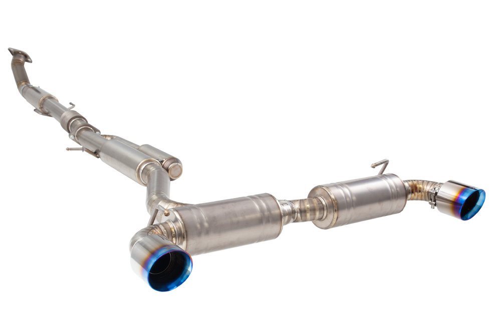 XForce | 3" Titanium Cat Back Exhaust Burnt Blue Tips | Toyota Yaris GR 2020–2026 | ETTY21BCS