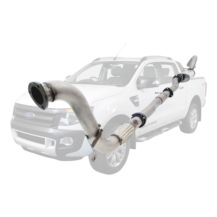 ESA | 3.5" Turbo Back Stainless Exhaust | Ford Ranger PX 3.2L 11-16 | FD340-RPSS