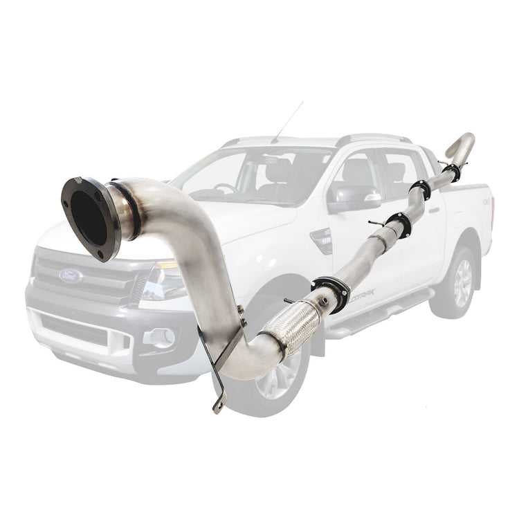 ESA | 3.5" Turbo Back Stainless Exhaust | Ford Ranger PX 3.2L 11-16 | FD340-RPSS