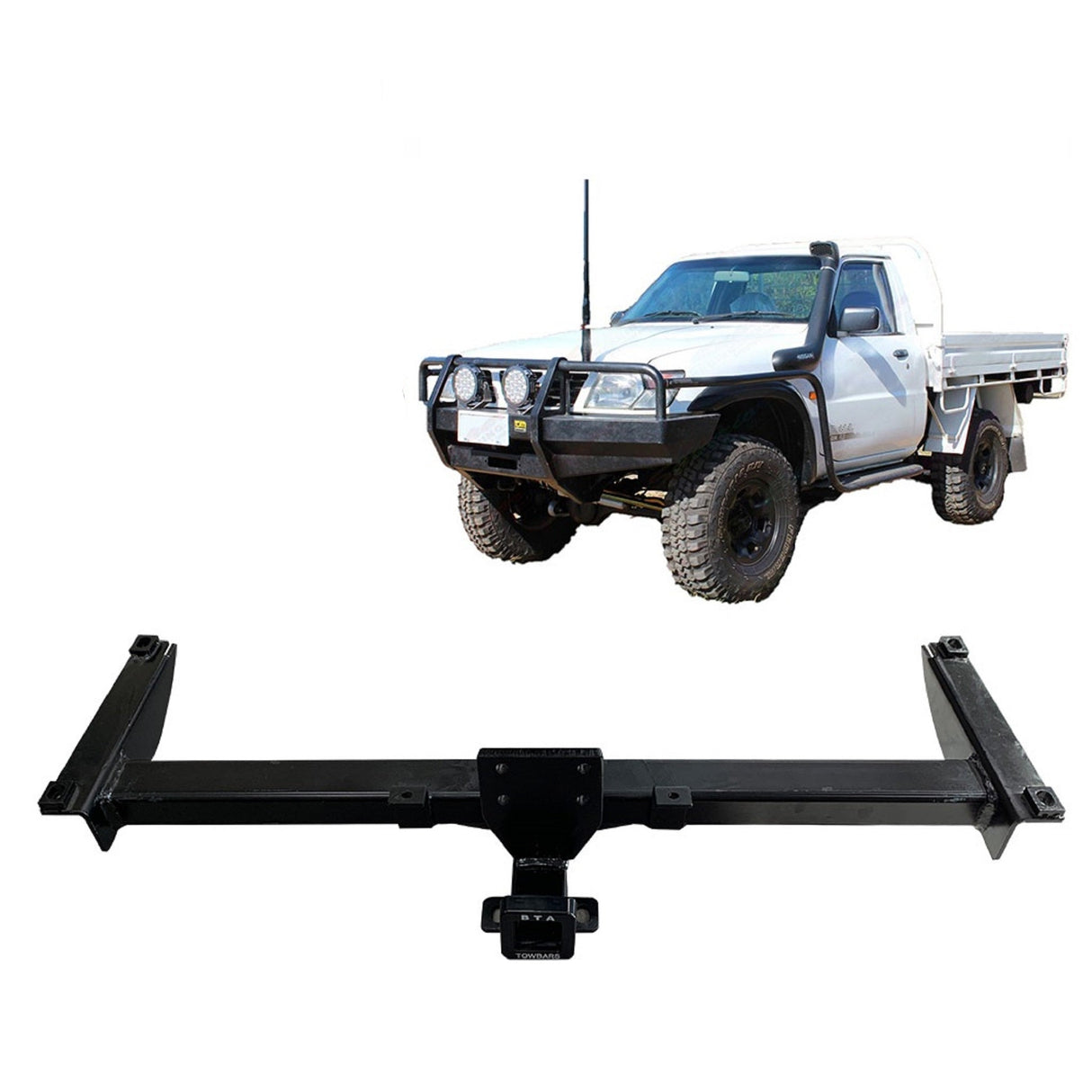 BTA Ford Maverick (1992 – 1994) Ute Heavy Duty Towbar (Coil Springs Only) 2800kg Capacity