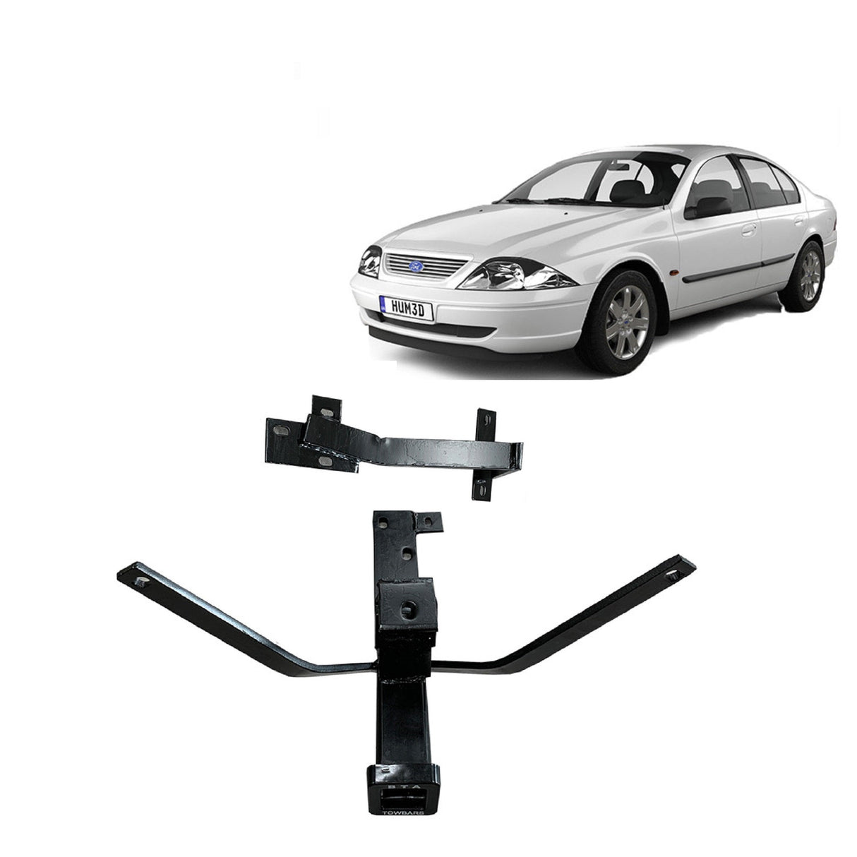BTA Towbar - Ford Falcon AU Series 1/2/3 Sedan (9/1998 - 09/2002) - Heavy Duty 2300kg Capacity