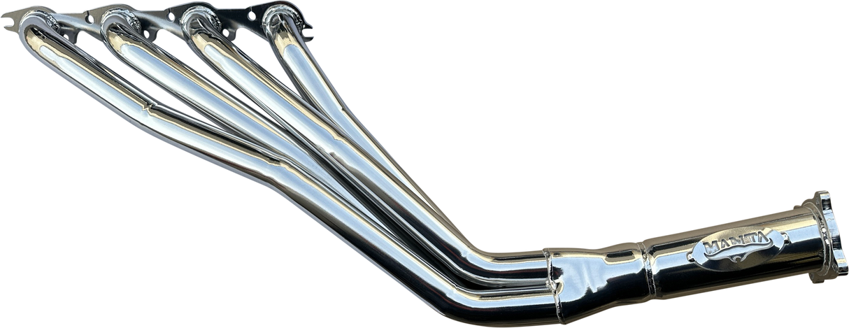 Manta | 1 3/4″ 4-1 Tuned Extractors with 3″ Outlets | Commodore VB–VS V8 5.0L EFI – Ceramic Silver