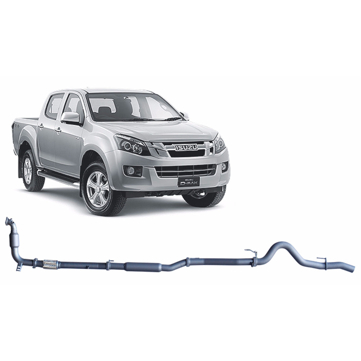 Redback Extreme Duty - Isuzu D-MAX (2012 - 2016) Performance Exhaust System