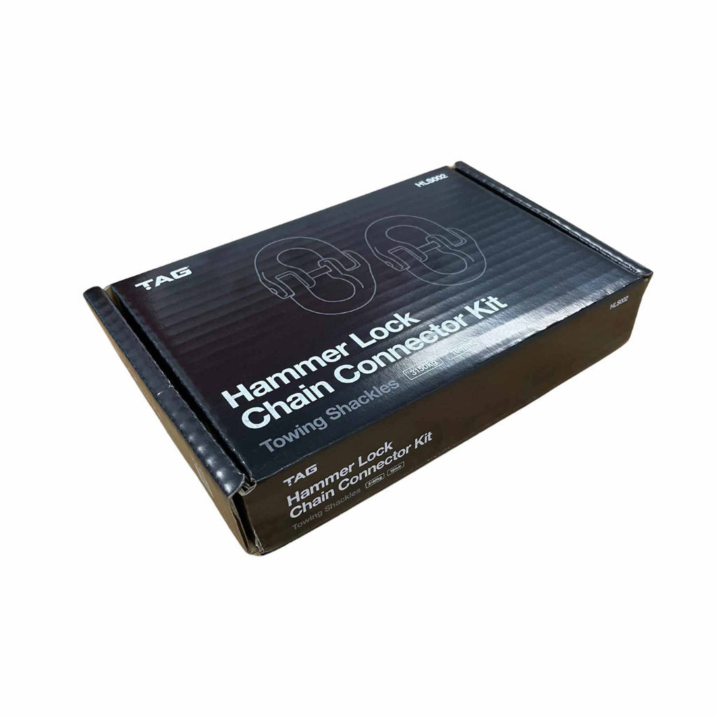 TAG | Hammer Lock Chain Connector Kit (Pair) 10mm 3150kg | HLS002