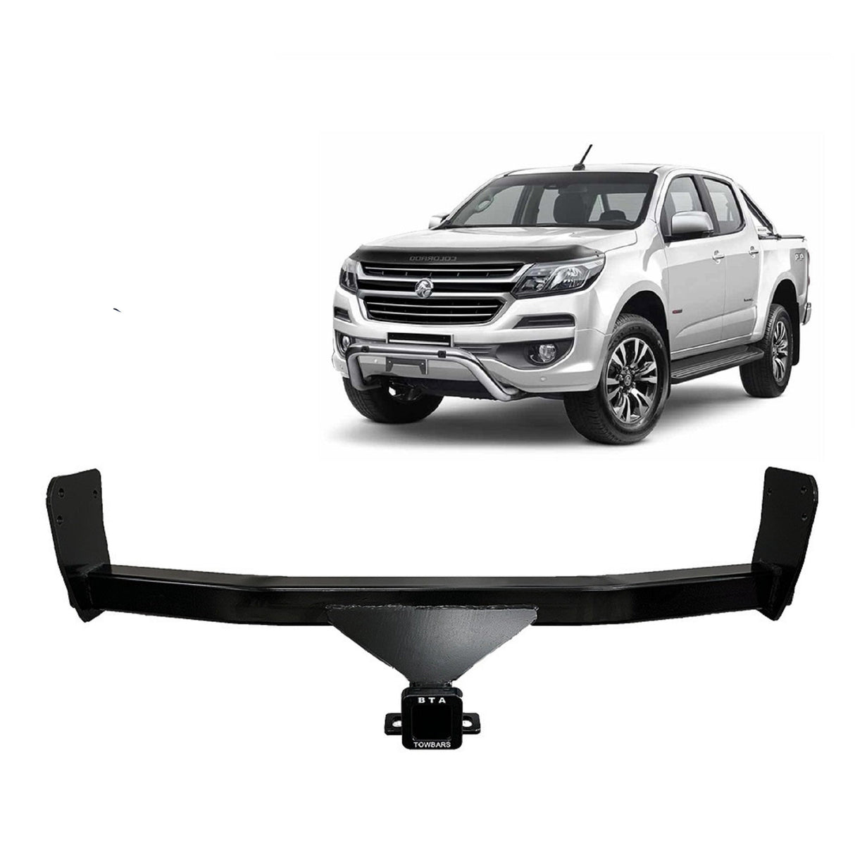 BTA Holden Colorado (06/2012 – On) Tub Body with Bumper Heavy Duty Towbar 3500/350kg Capacity