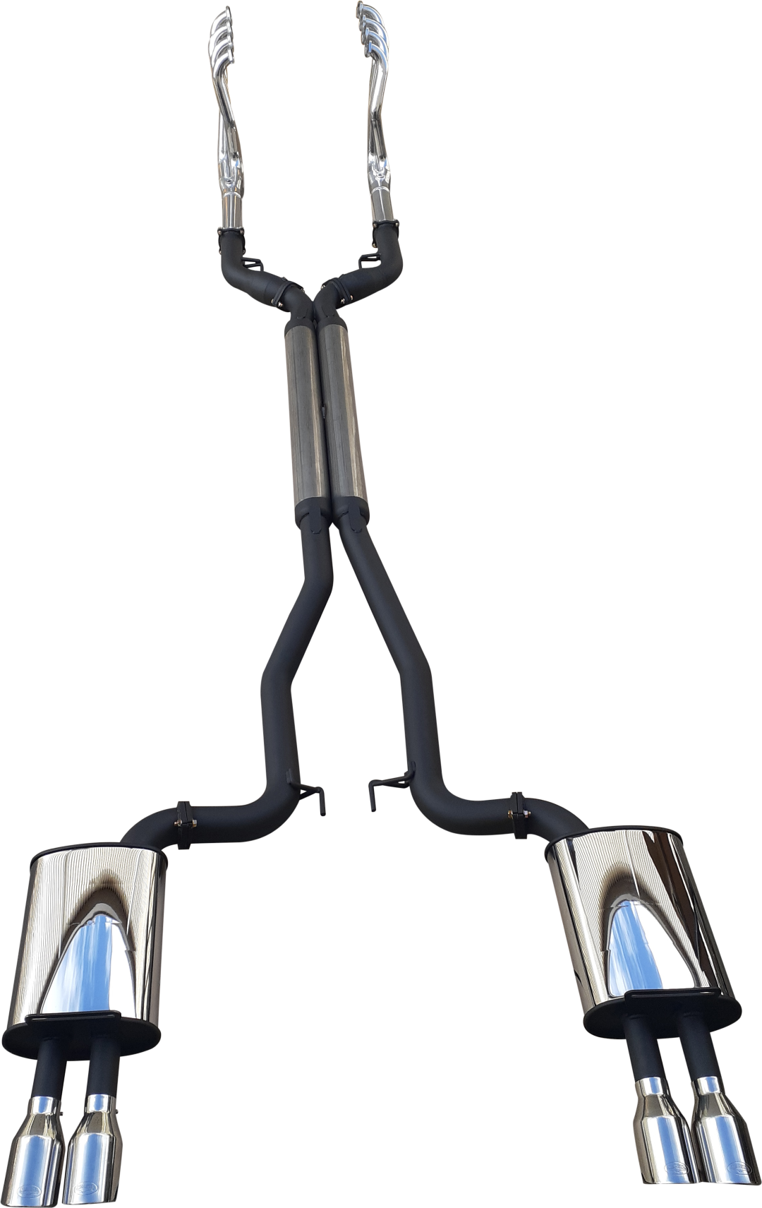 3in Dual Full Exhaust System with 1 3/4in Headers & 3.5in Tips for Holden Commodore VE/VF & HSV E-Series/Gen-F 6.0L/6.2L V8 Sedan & Wagon (2006–2017) – DPE by Manta Stainless Steel