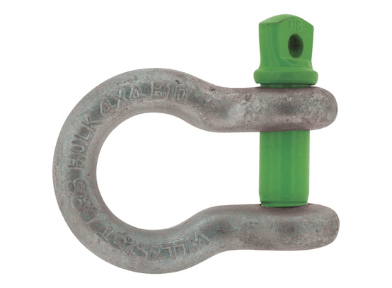 Hulk 4X4 - BOW SHACKLE 4750kg GALVINISED BODY DIA 19mm PIN DIA 22mm