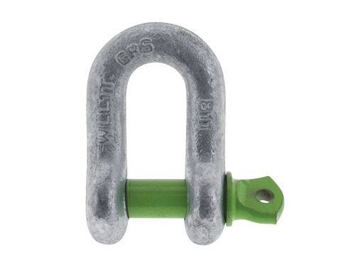 Hulk 4X4 - PKT 1 D SHACKLE 10mm RATED TO 1000kg GALVANISED DROP FORGED