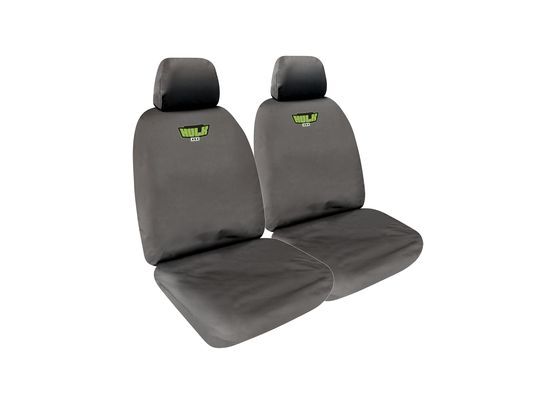 Hulk 4X4 - HD CANVAS SEAT COVERS HILUX 11/15> DUAL & EXTRA CAB FRONTS
