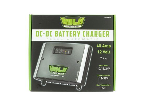 Hulk 4X4 - DC-DC BATT CHARGER 12/24V 40a MULTI STAGE 12/24V INPUT 12V