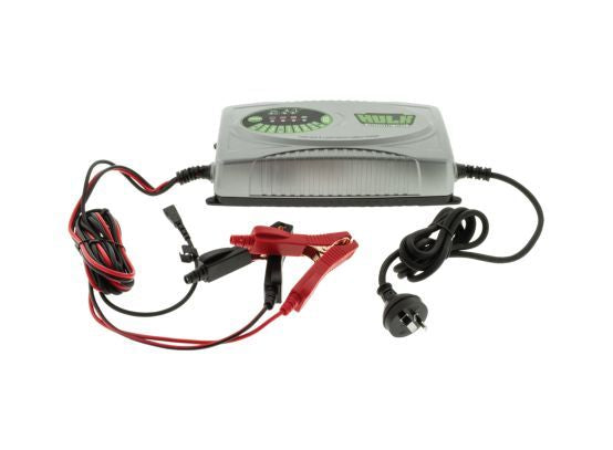 Hulk 4X4 - BATTERY CHARGER 12/24V 9 STAGE 15amp FULLY AUTOMATIC, BOOST