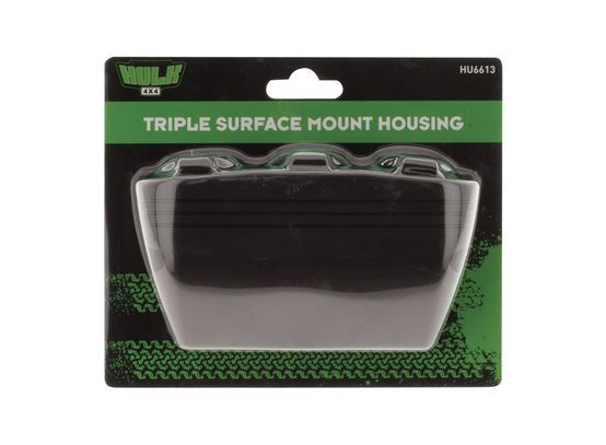 Hulk 4X4 - TRIPLE SURFACE MOUNT HOUSING T/S HULK 4x4 SOCKET RANGE