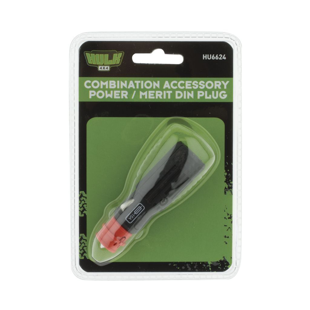 Hulk 4X4 - COMBINATION ACCESSORY POWER PLUG / MERIT DIN PLUG