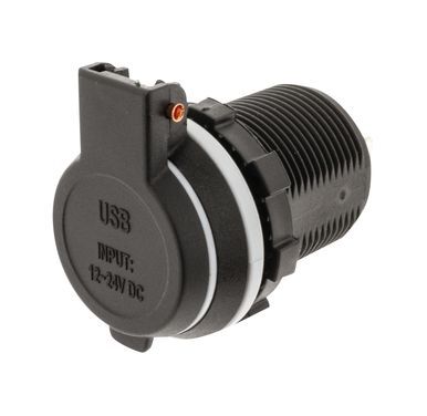 Hulk 4X4 - DUAL USB SOCKET 2.4a EACH PORT TOTAL 4.8a PLASTIC CAP BLU LED