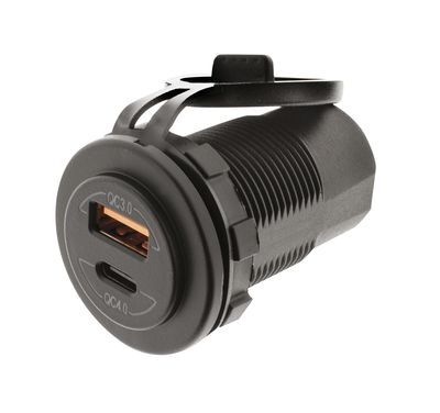 Hulk 4X4 - DUAL USB SOCKET PORT 1: QC3 18w, PORT 2: TYPE C QC4 36w