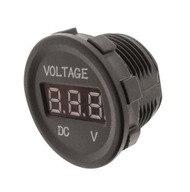 Hulk 4X4 - VOLTMETER 5-30v DC BLUE LED 29mm DIA