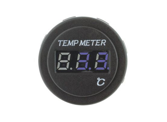 Hulk 4X4 - TEMPERATURE METER 12/24v -40/120c BLUE LED INC SENSOR