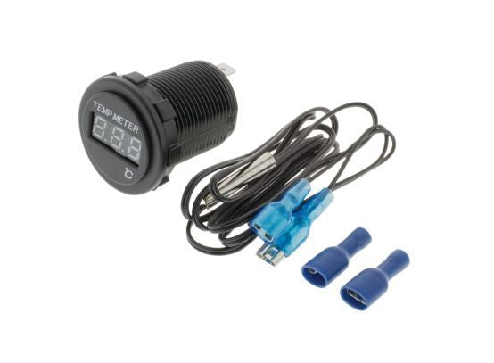 Hulk 4X4 - TEMPERATURE METER 12/24v -40/120c BLUE LED INC SENSOR