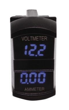 Hulk 4X4 - SWITCH SIZE VOLTMETER & AMMETER 5-30v & 0-10a BLUE LED