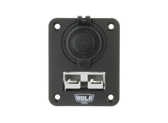 Hulk 4X4 - DOUBLE FLUSH MOUNT HOUSING 50amp ANDERSON STYLE PLUG