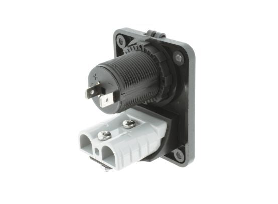 Hulk 4X4 - DOUBLE FLUSH MOUNT HOUSING 50amp ANDERSON STYLE PLUG