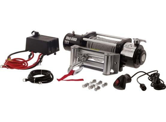 Hulk 4X4 - ELECTRIC 4X4 WINCH 9500lbs 12v STEEL CABLE IP65 RATING