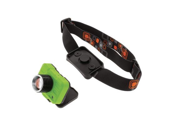 Hulk 4X4 - RECHARGBLE LED HEADLAMP W/ ON/ OFF SENSR ADJSTBL BEAM 280Lmns