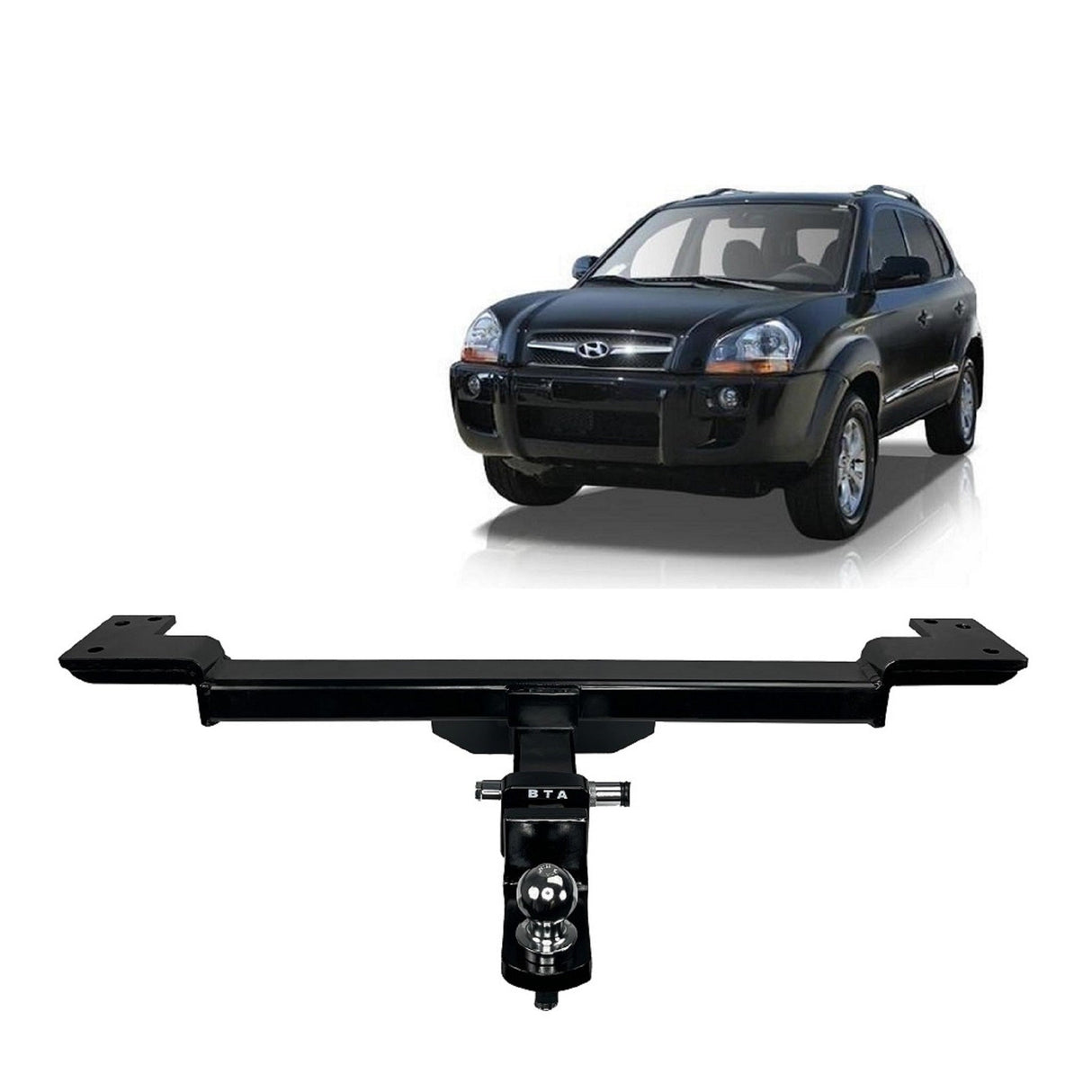 BTA Hyundai Tucson (08/2004 – 01/2010) Heavy Duty Towbar 1500/130kg Capacity