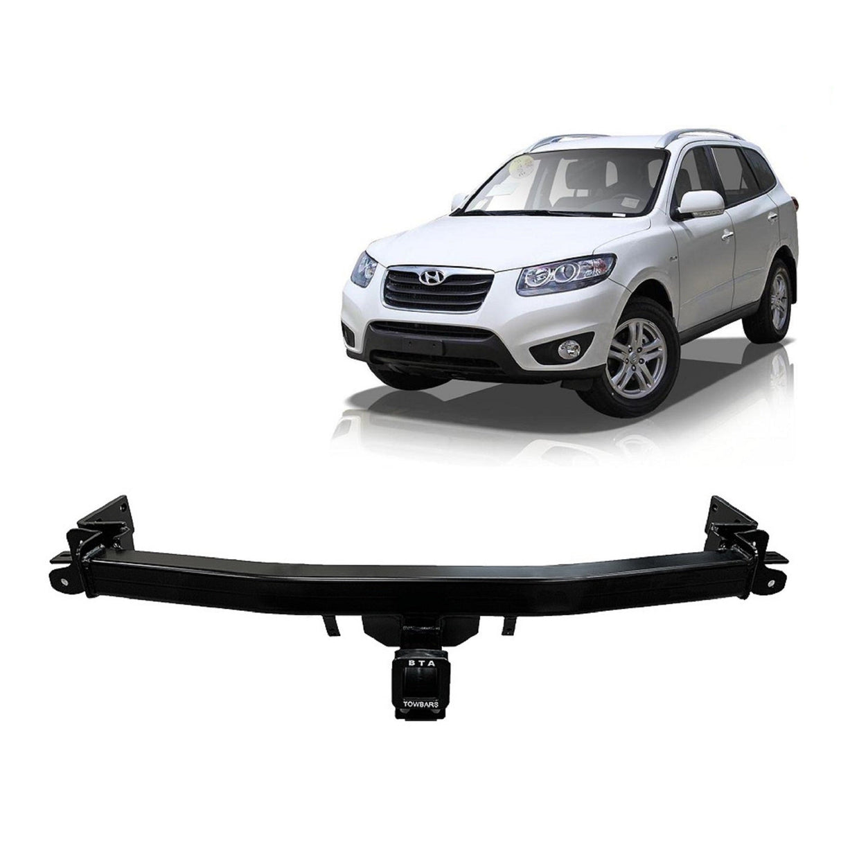 BTA Towbar to Suit Hyundai Santa Fe (06/2006 – 09/2012) Heavy Duty Towbar 2000/200kg Capacity