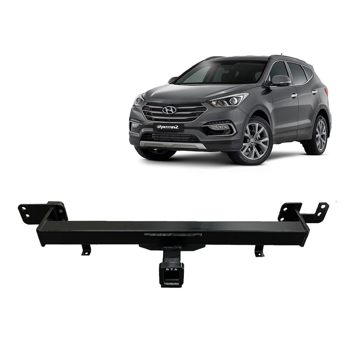 BTA Hyundai Santa Fe (10/2012 – 11/2020) Heavy Duty Towbar 2500/200kg Capacity