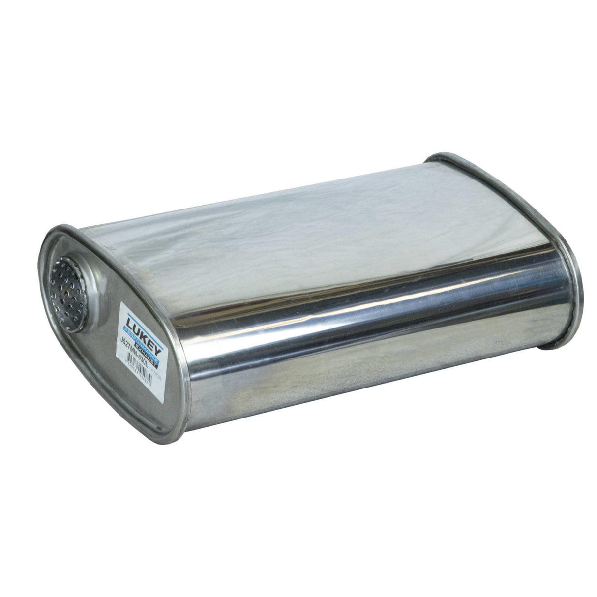 Lukey - 2" Megaflow Muffler O/C 14"x8"x4" Oval 430 Stainless Steel